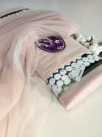 najmekši i najprozračniji til u boji puder roze za svadbeni veo ili laganu haljinu