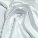 najjeftiniji beli mat čvrst saten za haljine suknje i dekoraciju