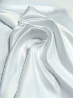 najjeftiniji beli mat čvrst saten za haljine suknje i dekoraciju