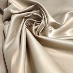 najjeftiniji mat čvrst saten u boji bež za haljine i dekoraciju