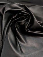 najjeftiniji mat čvrst saten u boji crna za haljine i dekoraciju