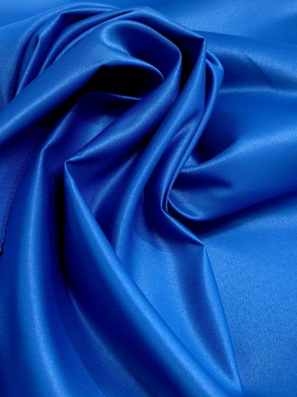 najjeftiniji mat čvrst saten u boji kraljevsko plava za haljine i dekoraciju