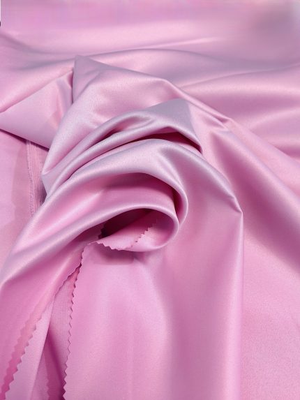 najjeftiniji mat čvrst saten u boji svetlo roze za haljine i dekoraciju