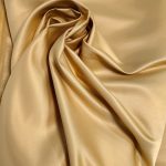 najjeftiniji mat čvrst saten u boji zlatna za haljine i dekoraciju