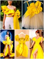 AMERIČKI SATEN MAT boja ŽUTA #32 - Слика 8