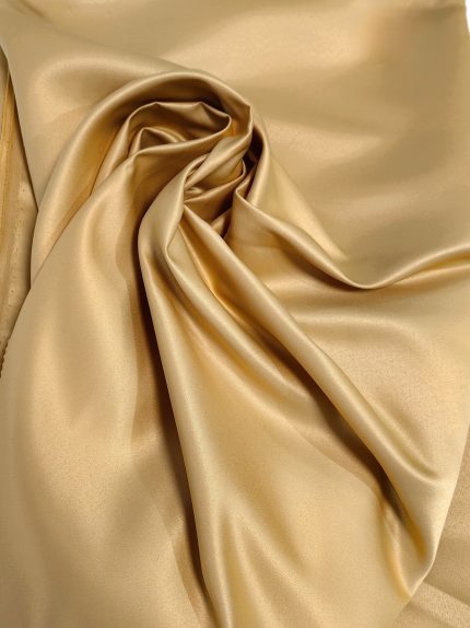 najjeftiniji mat čvrst saten u boji zlatna za haljine i dekoraciju