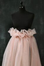 til najvišeg kvaliteta u boji kapučino sa sitnom mrežicom za haljine i suknje