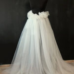 til najvišeg kvaliteta u boji slonovača sa sitnom mrežicom za haljine i suknje