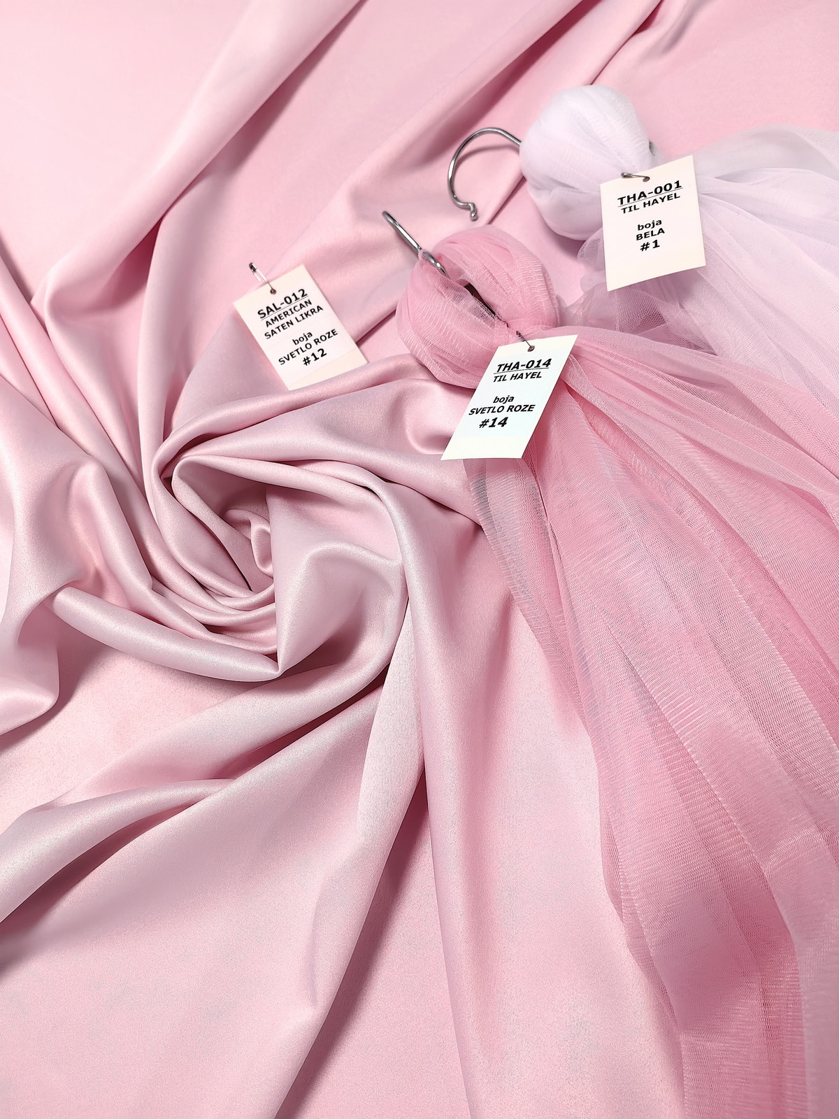 AMERICAN SATEN LIKRA boja SVETLO ROZE #12 - Слика 4