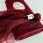 meki til u boji bordo za odeću i dekoraciju