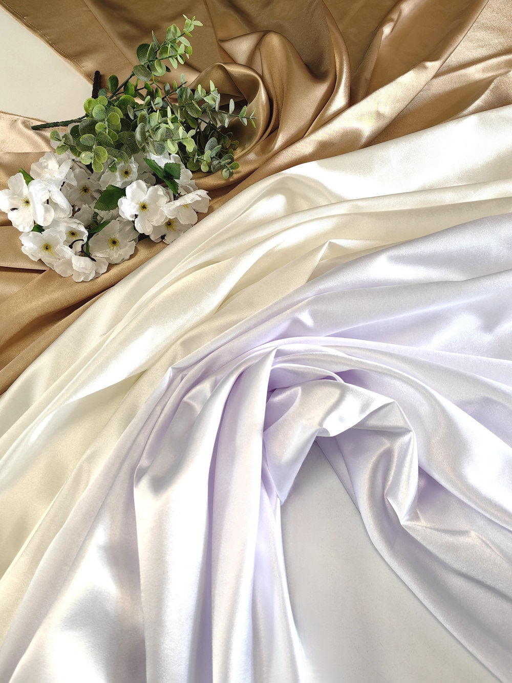 SATEN KRISTAL boja BELA #2 - Слика 8