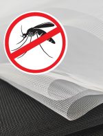 mreža protiv insekata u platnu boja crna