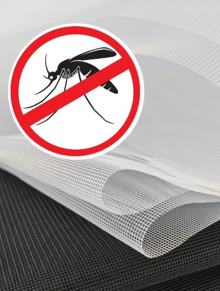 mreža protiv insekata u platnu boja crna