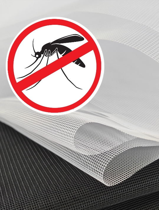 mreža protiv insekata u platnu boja crna