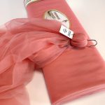 meki til u boji koralna za odeću i dekoraciju