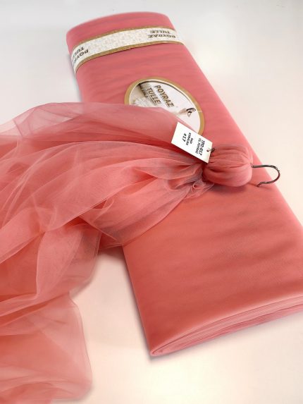 meki til u boji koralna za odeću i dekoraciju